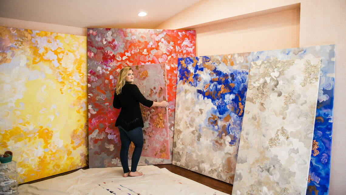 She sold her paintings to Restoration Hardware. Now Miami artist Liv Dockerty is the Next Big Thing