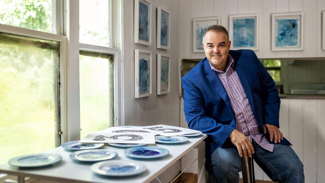 Artist Xavier Cortada’s newest work is a statement on sea level rise