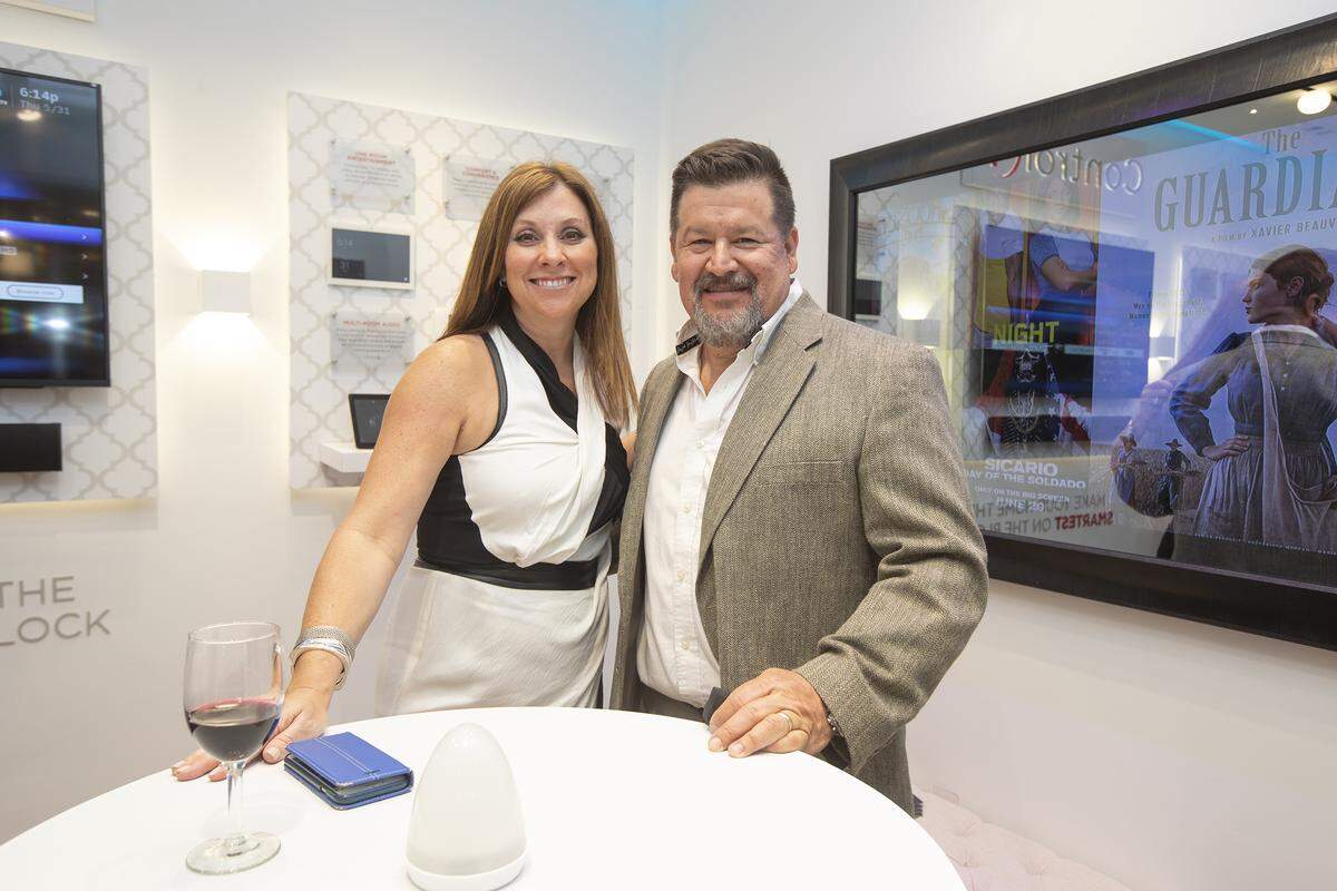 Amy Rosado and Mike Thomas.