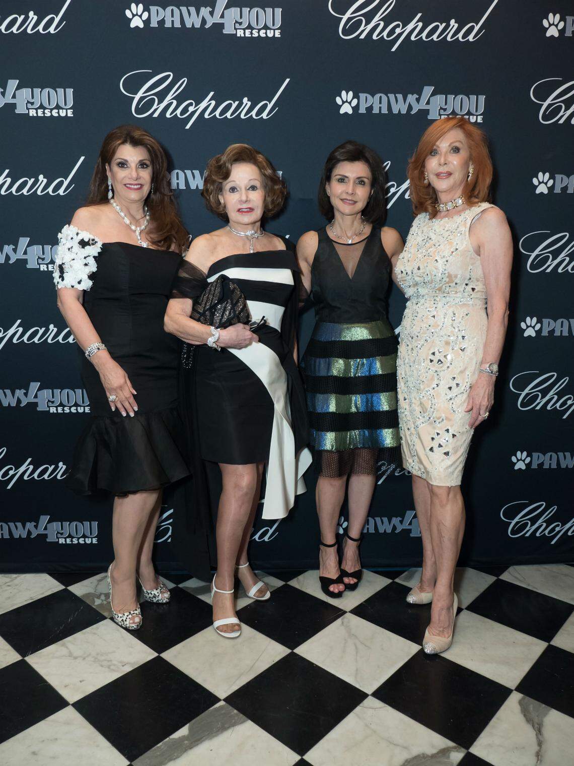 From left: Ann Rubino, Lorraine Cadieux, Marinella Hernandez, Lois Russell.
