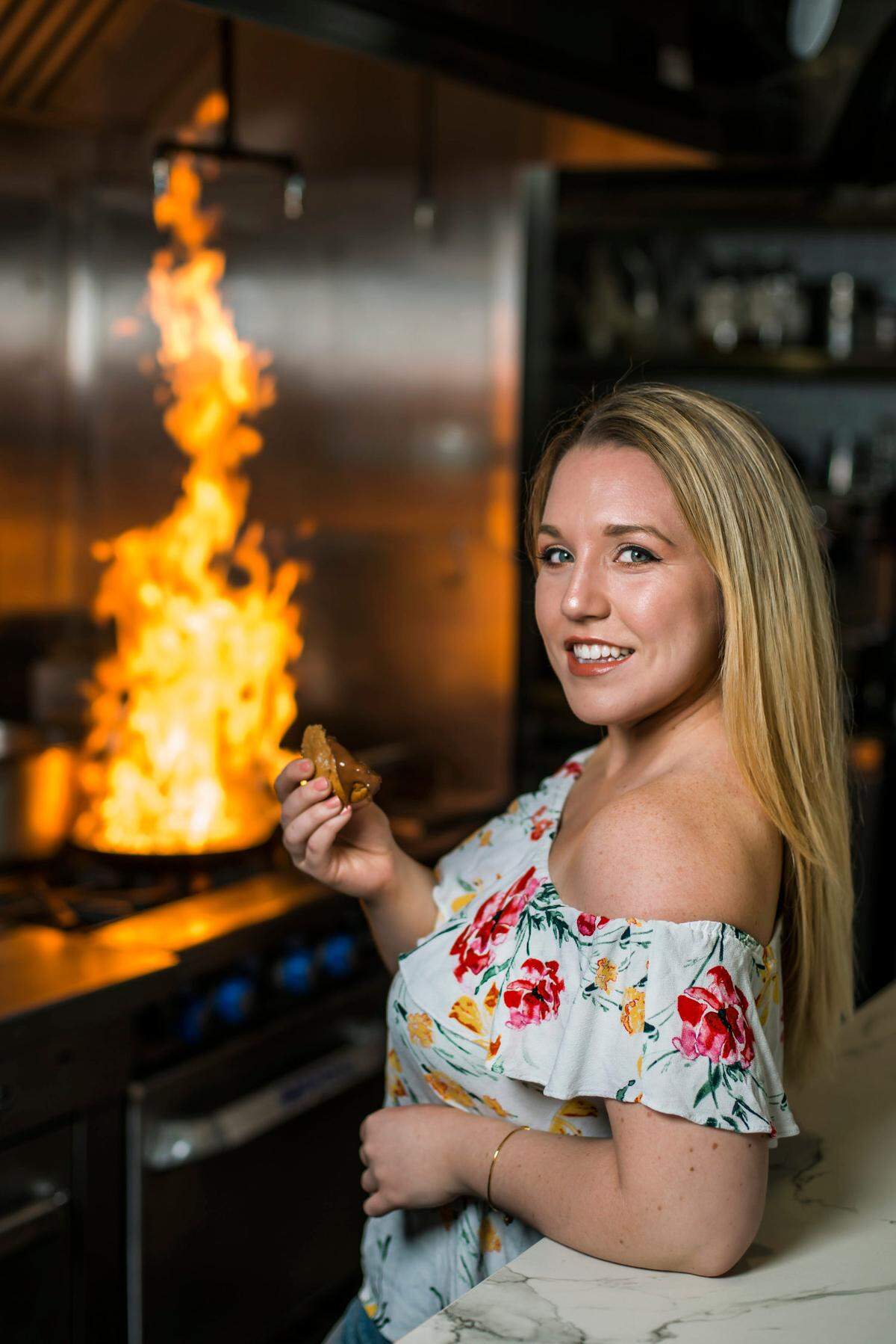 Dallas Wynne, pastry chef at Stubborn Seed in South Beach, didn't go into cooking to make desserts; now it's her passion. Photograph by Felipe Cuevas.