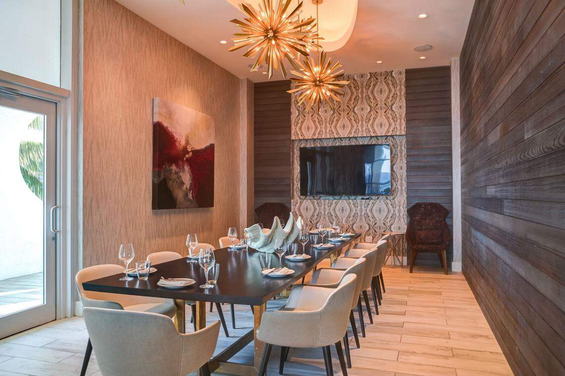 The Trident Room at Terra Mare in Fort Lauderdale.