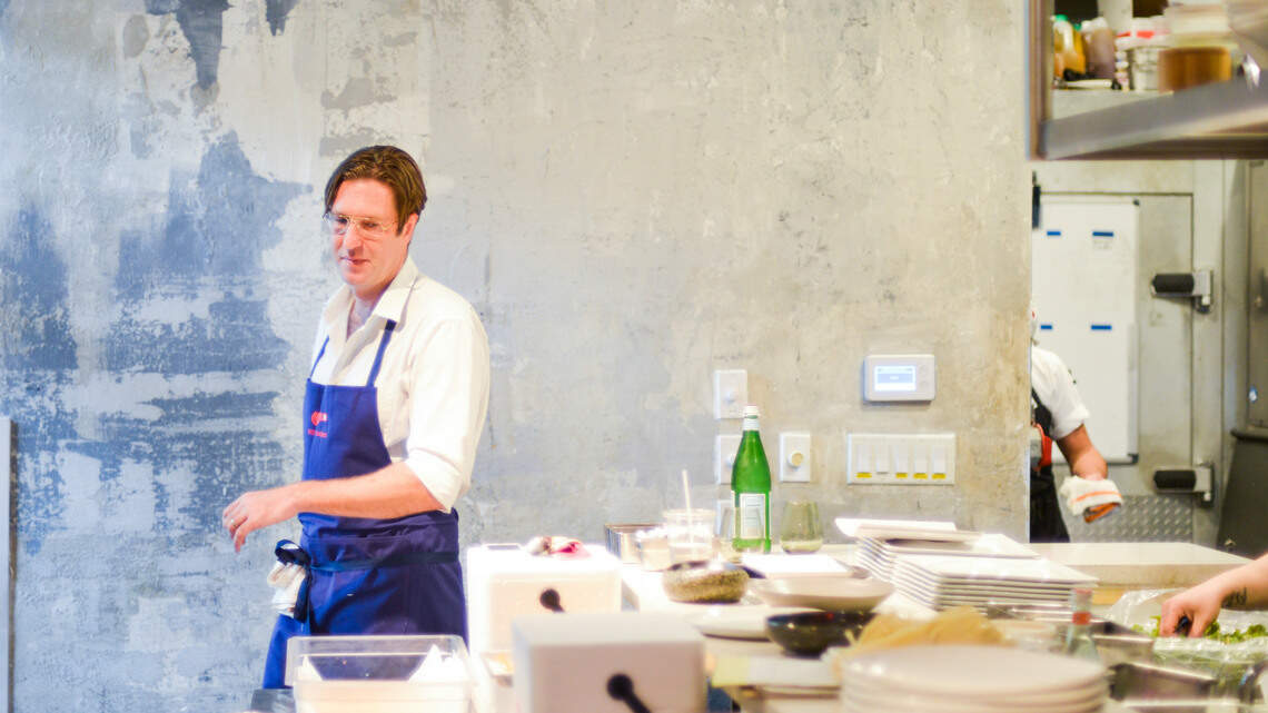 How tea wound up on the menu at Alter’s epic collaboration dinner with Will Goldfarb and Brad Kilgore