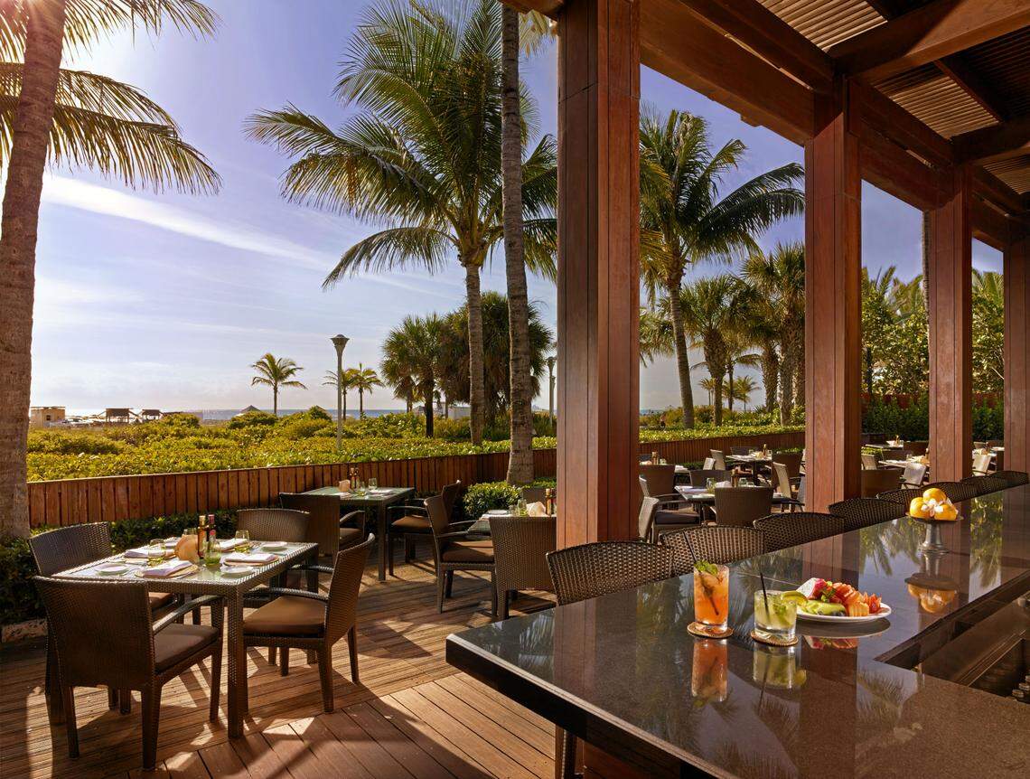 The Ocean Grill at The Setai in Miami Beach.