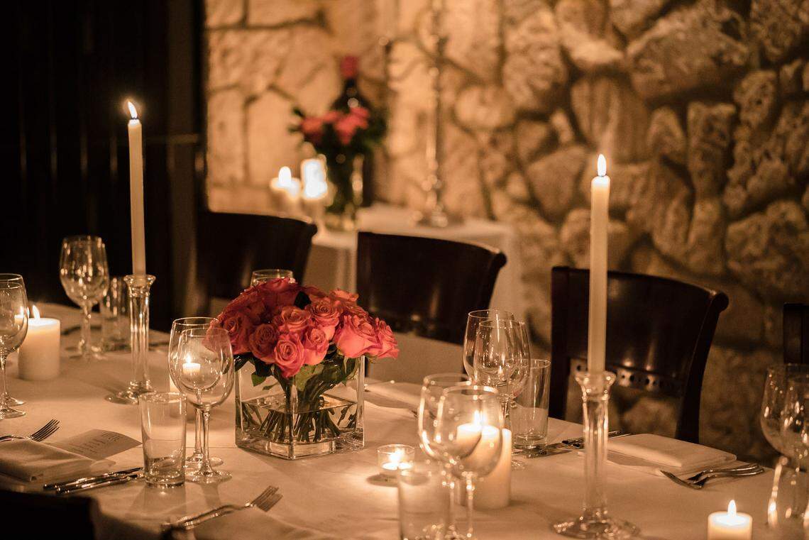 Ariete's below-ground private dining area, La Cava, provides an intimate experience for up to 50.