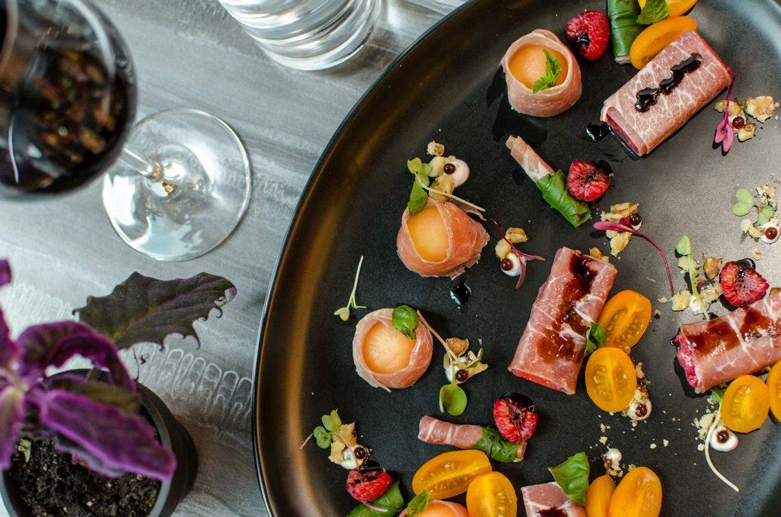 Picasso's Prosciutto &amp; Melon at LaMuse Cafe in Miami.