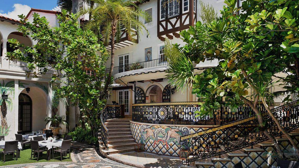 Gianni's at The Villa Casa Casuarina in South Beach, formerly the Versace Mansion.