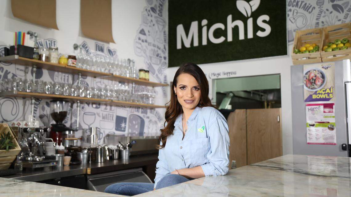 Michelle Posada at her Michi's in Doral.