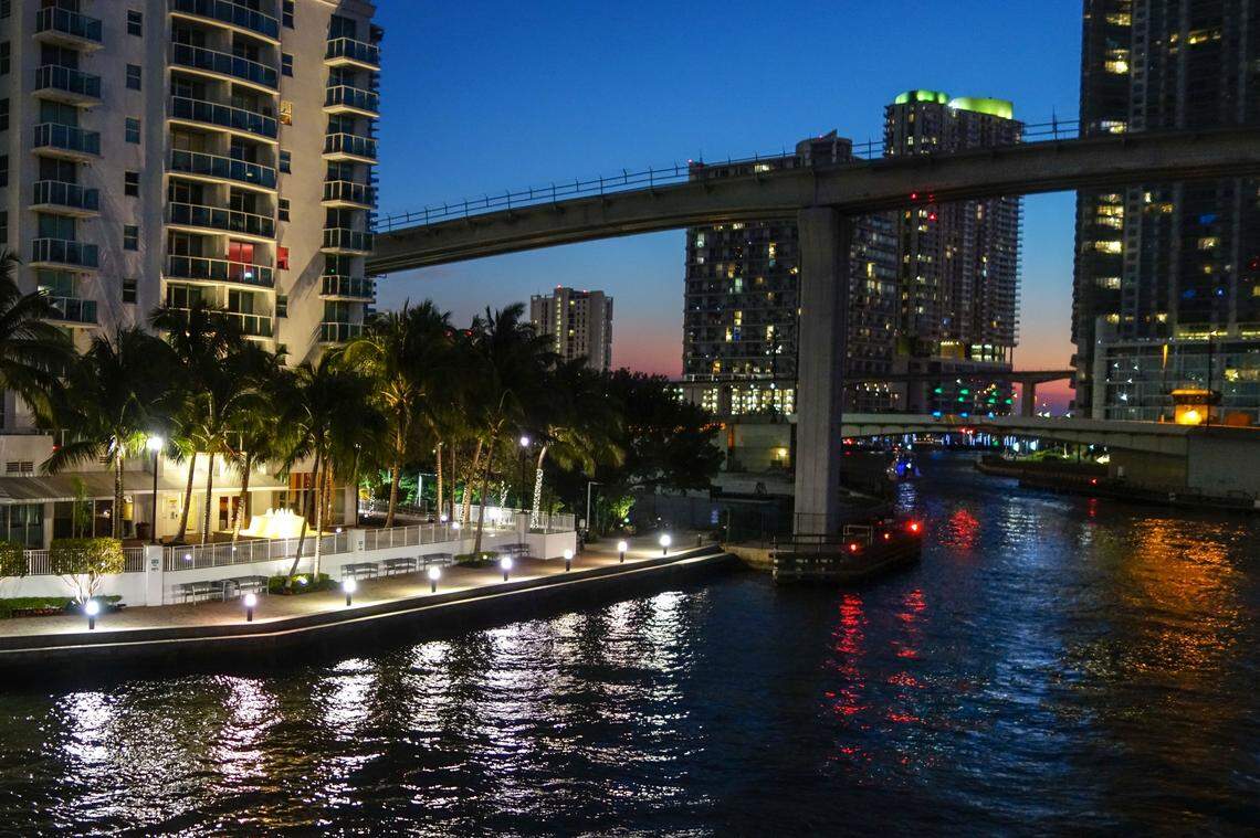 View of the Miami River from Elcielo.