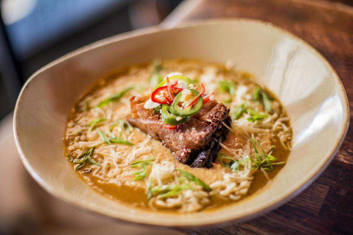 48-Hour Crispy Pork at Wynwood Kitchen &amp; Bar. Photograph by Felipe Cuevas.