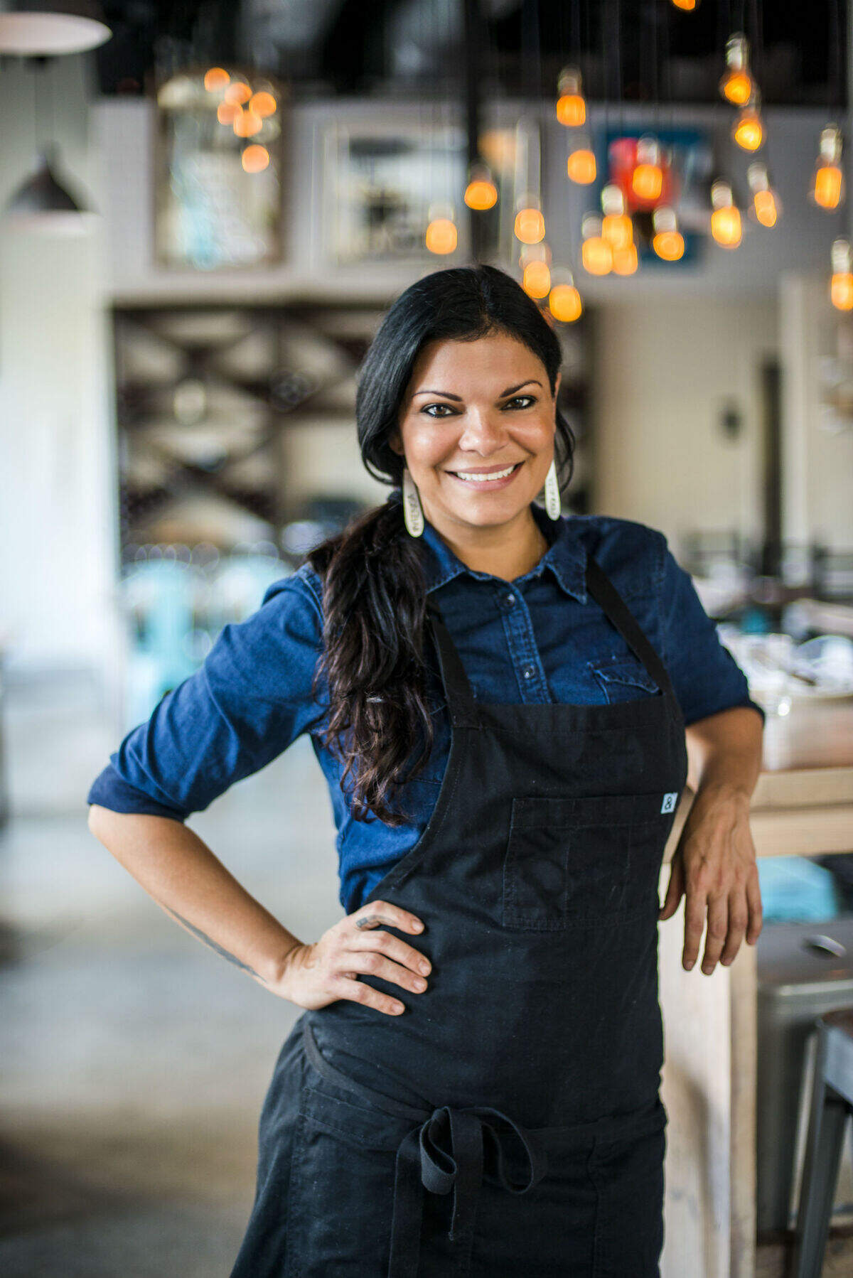 Chef Juliana Gonzalez of Barceloneta restaurant in Sunset Harbour. Photograph by Felipe Cuevas.