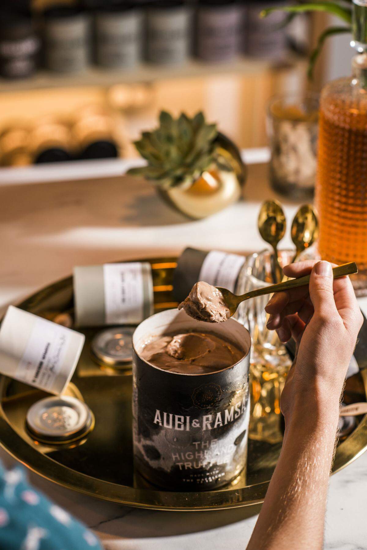 Aubi &amp; Ramsa serves boozy ice cream in the Design District. Photograph by Felipe Cuevas.