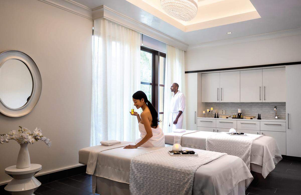 The spa at the Four Seasons in Orlando.