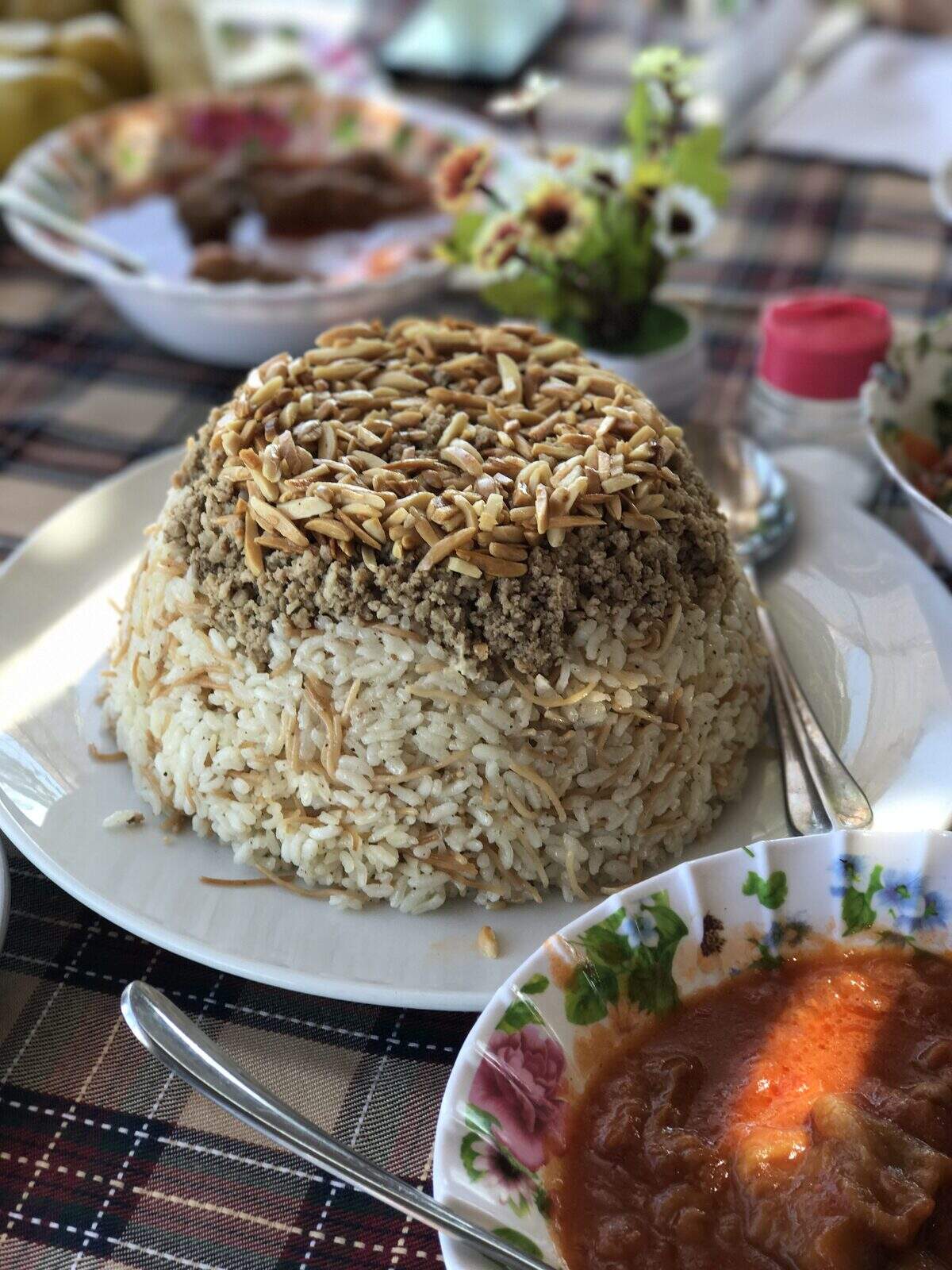 Pilaf from a Druze village in Mount Carmel. Photograph by Evan S. Benn.