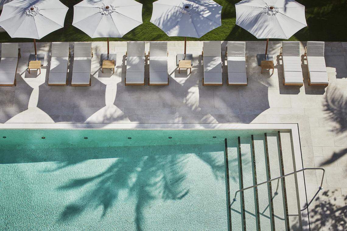 Poolside vibes at Four Seasons Hotel at The Surf Club.