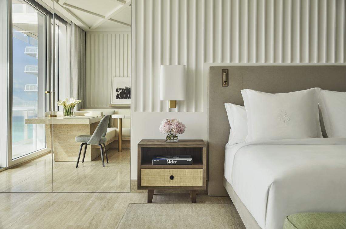 Room designs that feel like an urban loft transported to a tropical paradise.