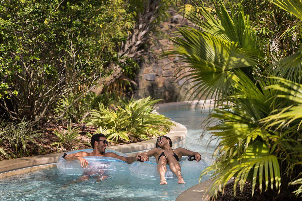The lazy river at the Four Seasons in Orlando.