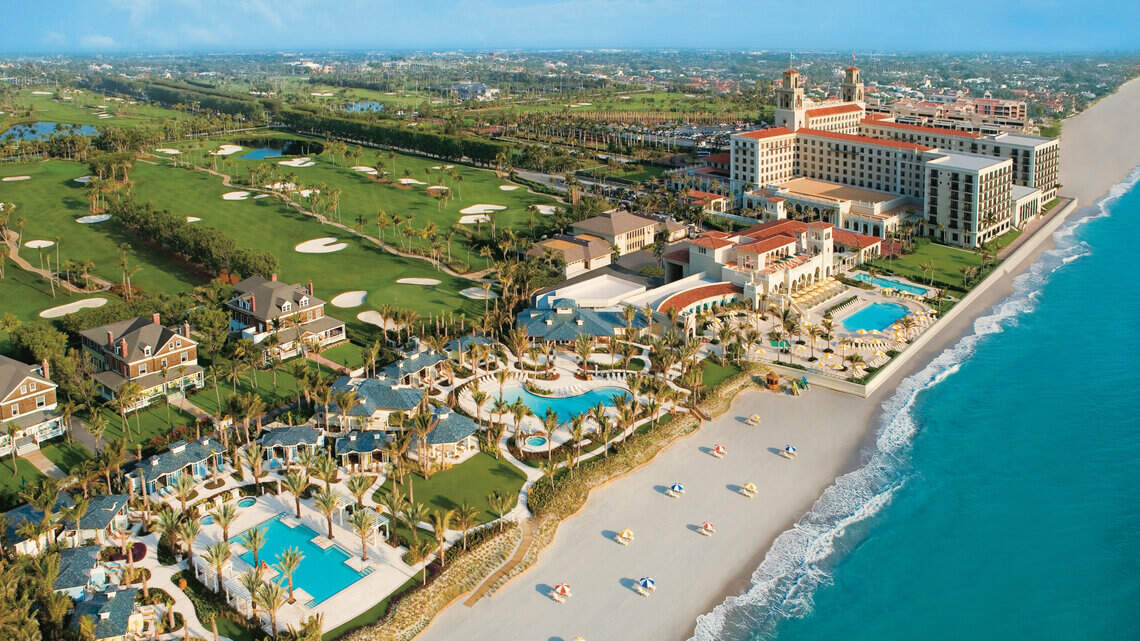 The Breakers in Palm Beach somehow feels like it’s an ocean away