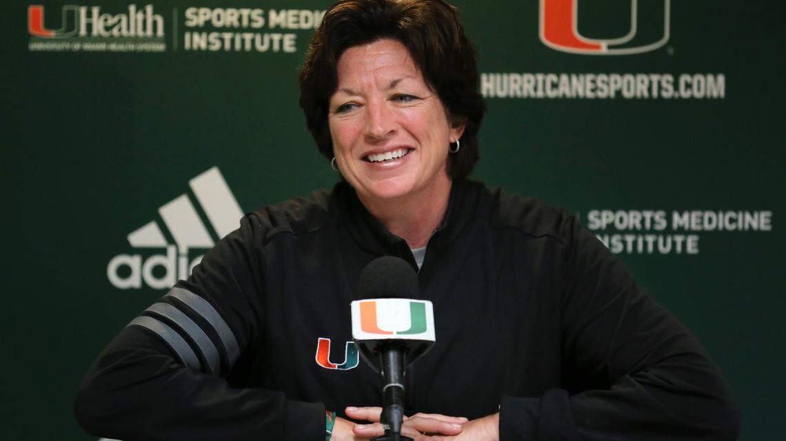 Katie Meier, head women’s basketball coach at the University of Miami, signed a contract extension through the 2026-27 season.