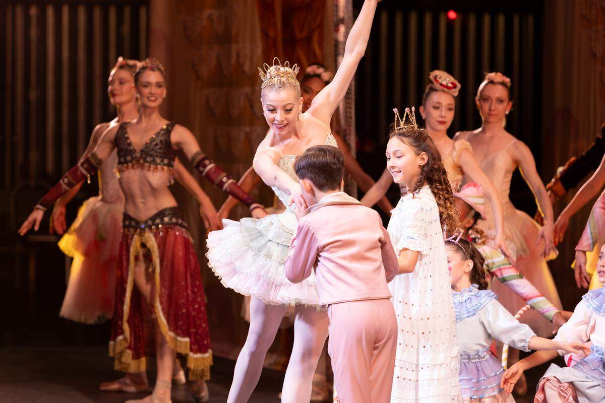 Miami City Ballet principal Dawn Atkins in George Balanchine’s “The Nutcracker.”