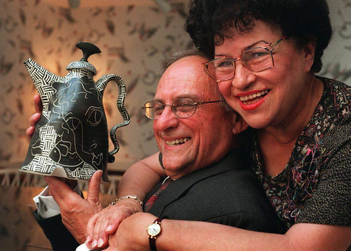 Sheldon and Myrna Palley, UM alumni, donated a large part of their glass collection to the University of Miami’s Lowe Art Museum.