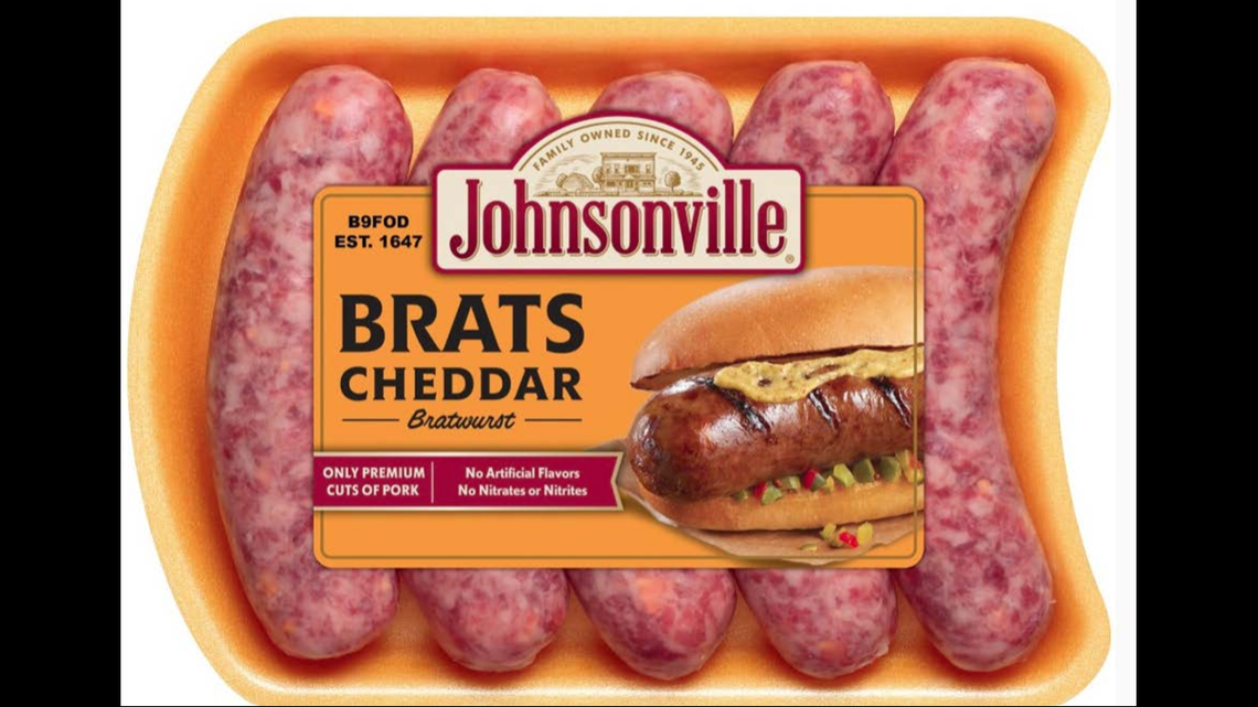 Johnsonville Brats Cheddar Bratwurst