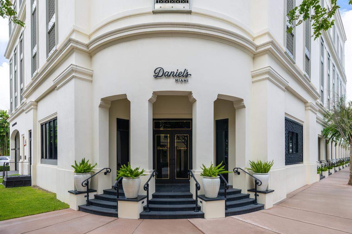 The exterior of Daniel’s in the former space of Fiola in Coral Gables.