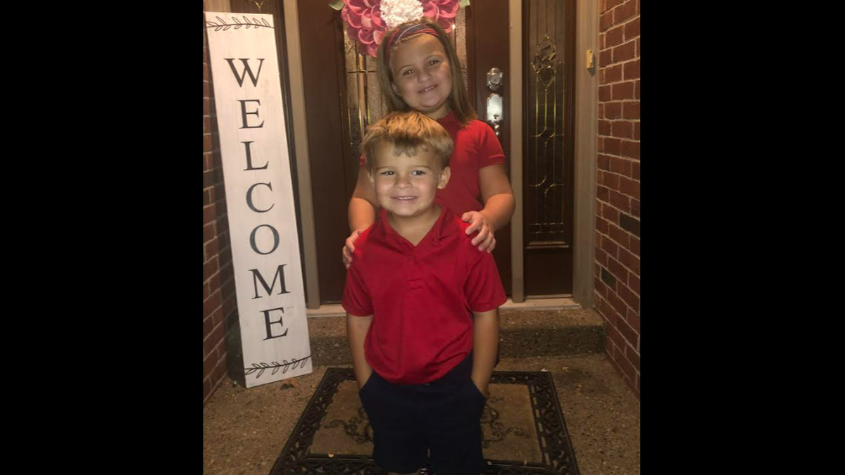 This undated photo shows Addie and Baylor.