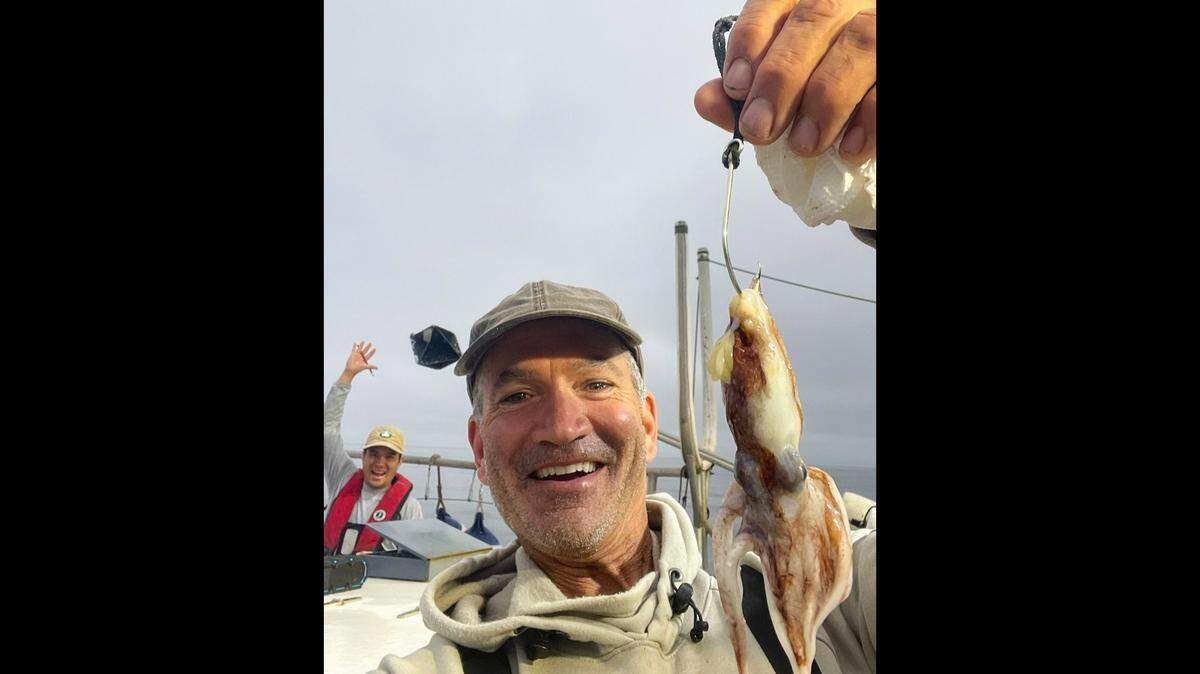 Captain Eric Hesse of the fishing vessel Tenacious II was pulling a fish aboard when it threw up this creature on the deck, NOAA says.