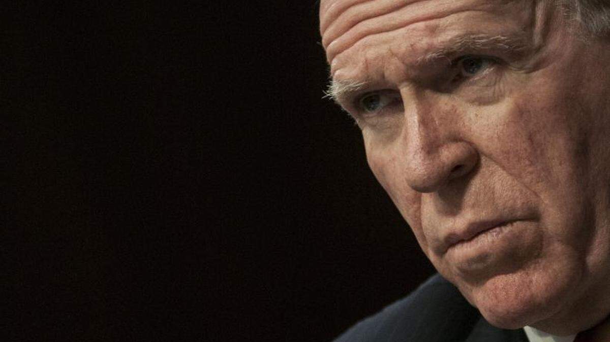 Then-CIA Director John Brennan testifying before the Senate Intelligence Committee in 2016.