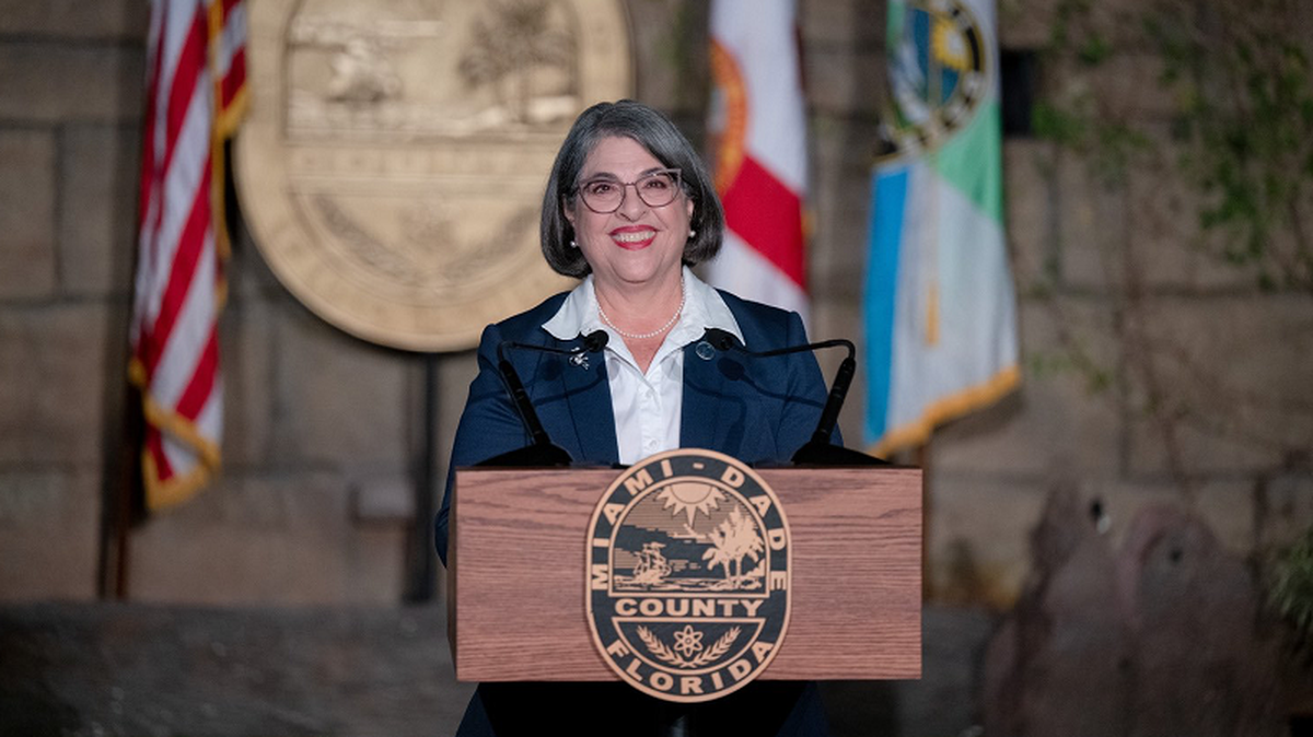 Mayor Daniella Levine Cava delivered the 2024 State of the County address last year at Zoo Miami.
