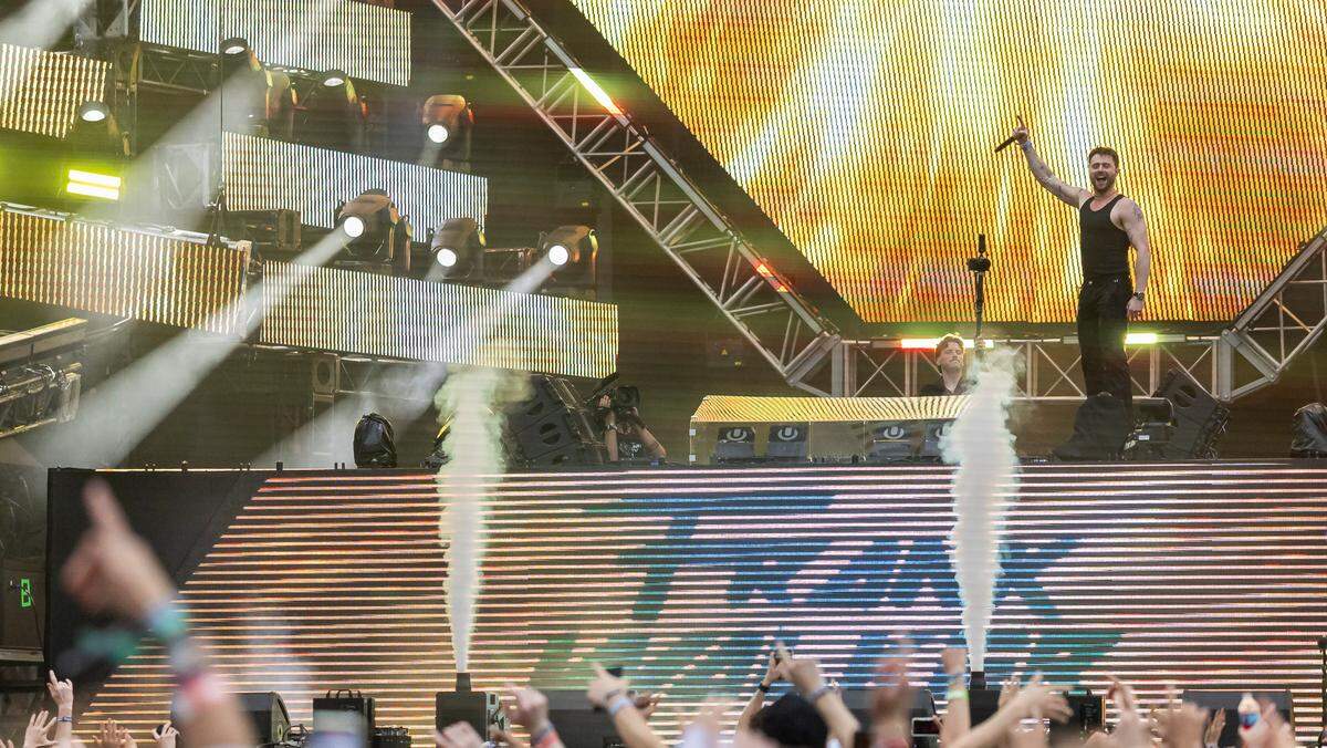 Frank Walker performs during Ultra Music Festival’s 25th anniversary at Bayfront Park on Saturday, March 29, 2025, in downtown Miami, Fla.