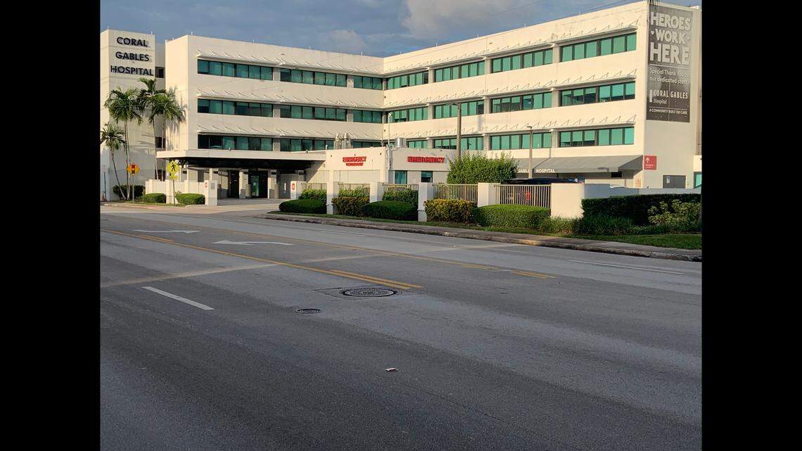 Coral Gables Hospital was the scene of Dr. Fernando Lora’s appendectomy that wasn’t.