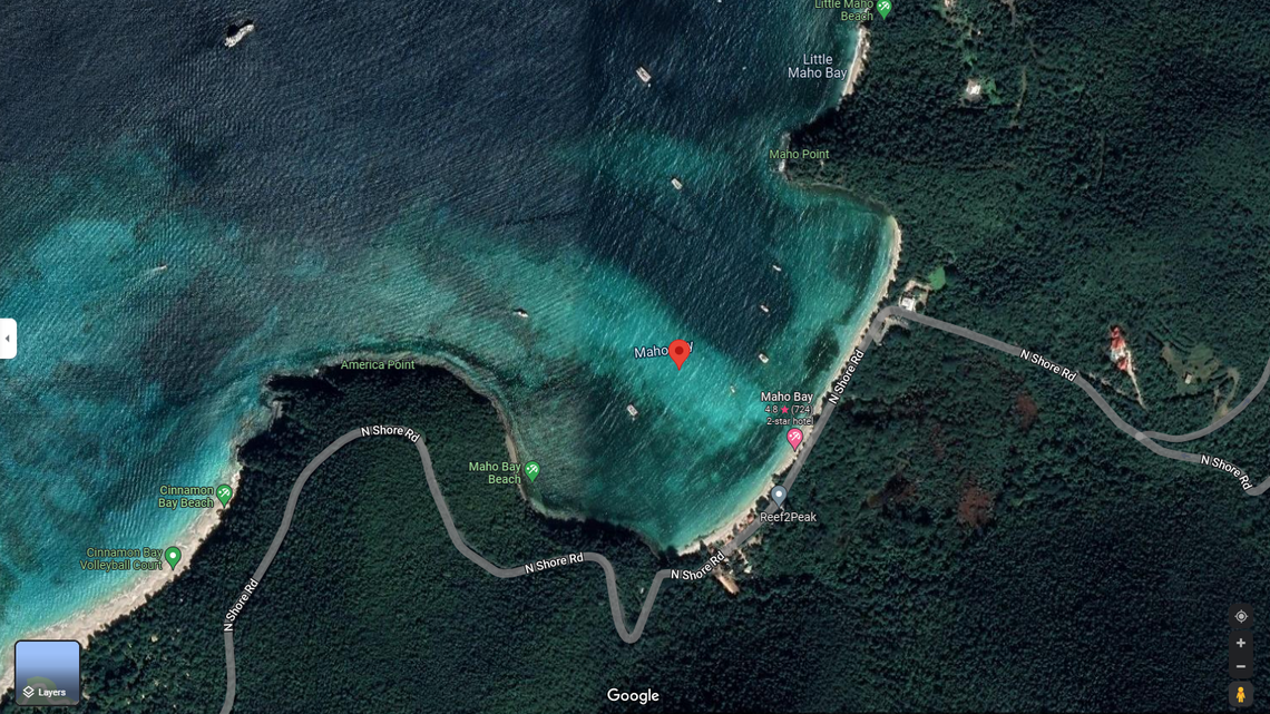A 78-year-old father drowned while snorkeling with family at Maho Bay, St. John, cops said.