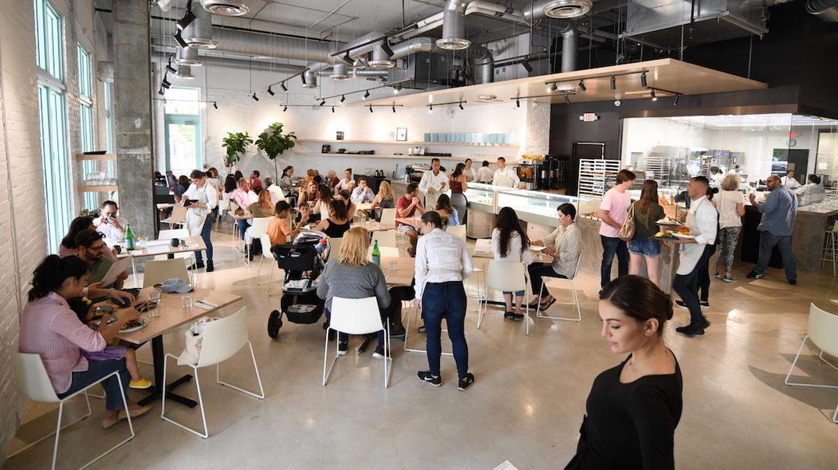 Bachour restaurant and bakery is now open for dinner five days a week.