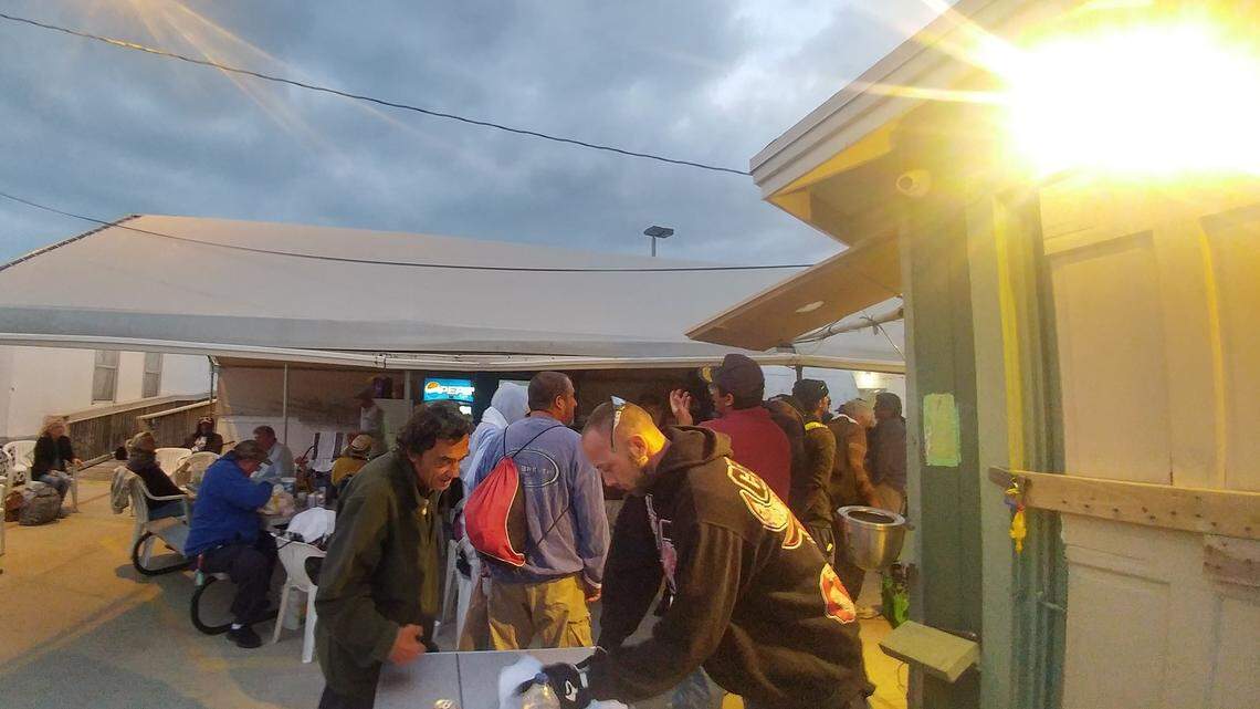 Key West’s overnight homeless shelter takes in about 100 people each night on Stock Island.