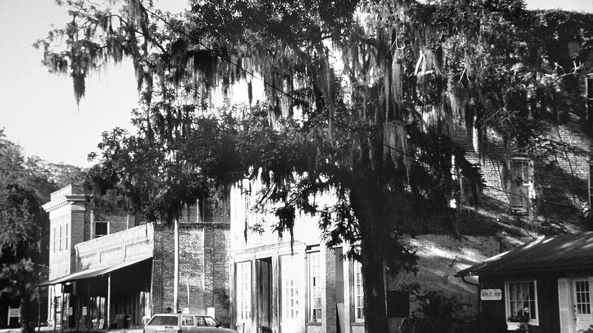Micanopy’s main street in 1996.