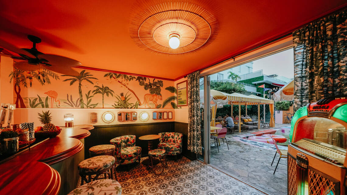 Sip passion fruit cocktails under the stars at this chic new pool bar in Miami Beach