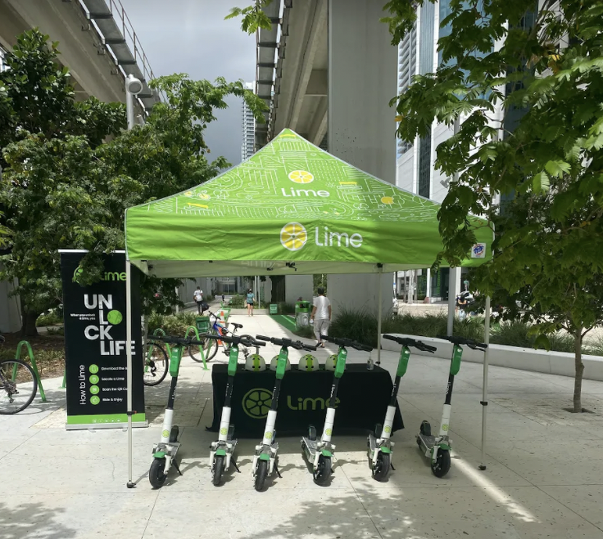 Lime is providing free e-scooter rides to and from the polls on Election Day, Nov. 2, 2021, to reduce transportation barriers such as cost and lack of car ownership for all Miami residents, the company said.