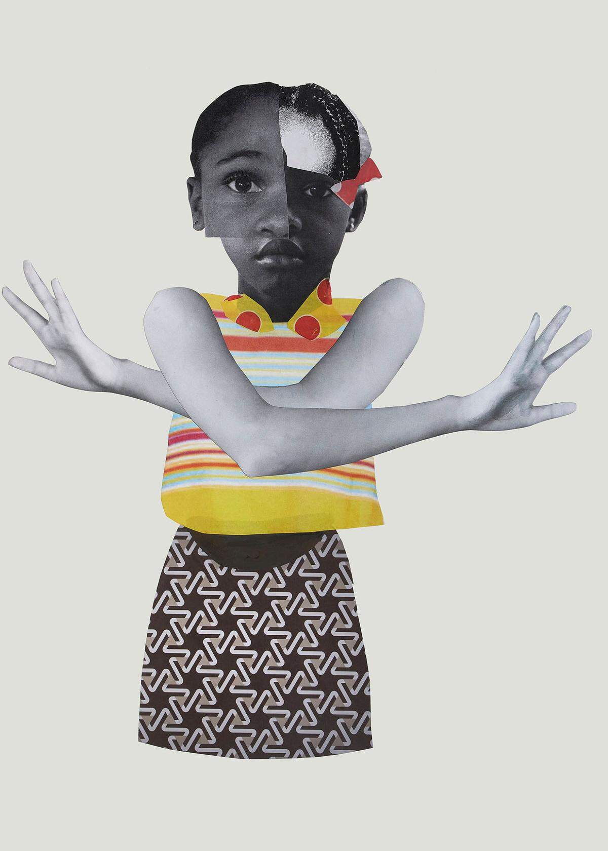 Work by American artist Deborah Roberts is among the rich trove of African and diaspora works owned by Jorge M. Pérez and showcased at both the Pérez Art Museum Miami and El Espacio 23.