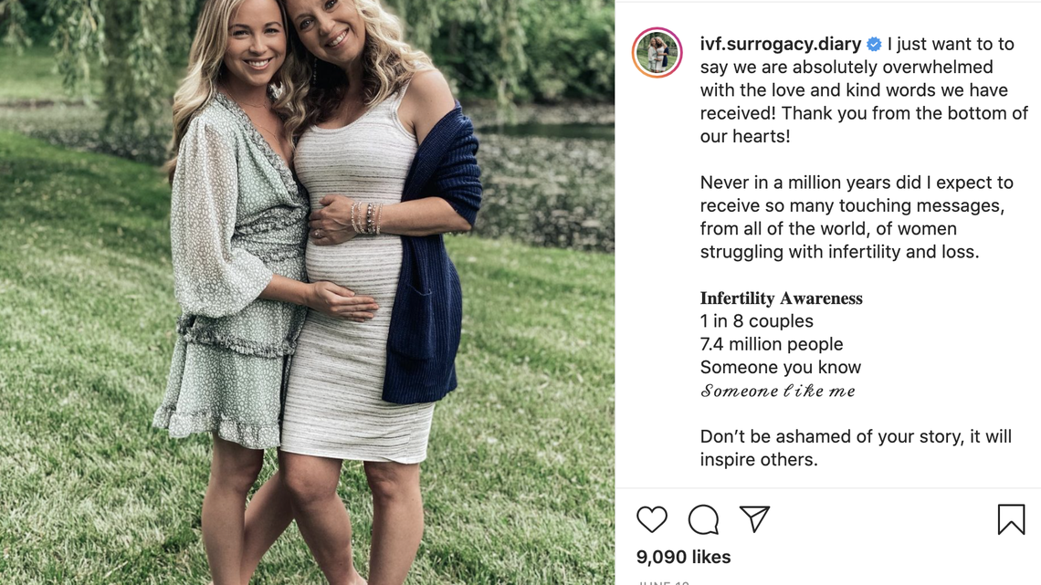 Julie Loving, 51, gave birth to her own granddaughter Briar Juliette Lockwood as a gestational carrier after her daughter Brianna Lockwood couldn’t conceive.