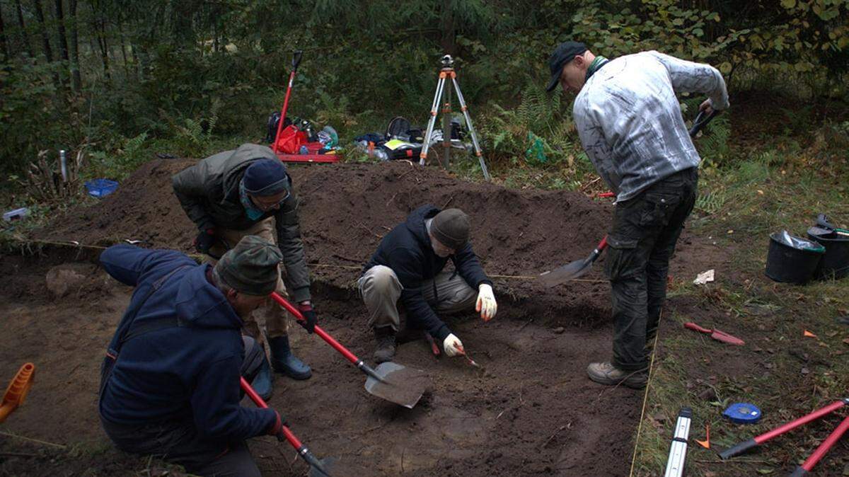 Archaeologists discovered unusual artifacts in a forest in Poland, according to the University of Warsaw.