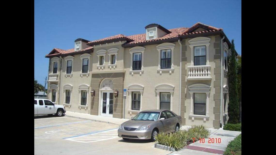 The offices of Dr. Li Jun Voepel are in this building, 4015 N. Harbor City Blvd. in Melbourne, which is owned by Voepel Holdings.