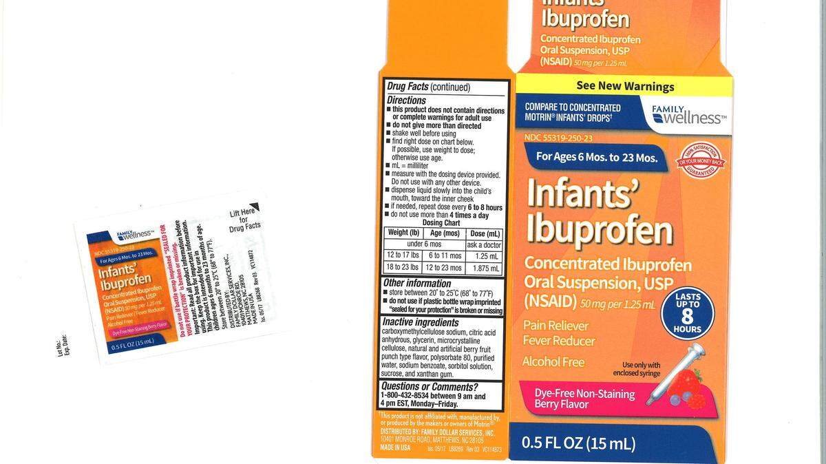 Tris Pharma recalled three lots of Infants’ Ibuprofen Concentrated Oral Suspension sold at Walmart, CVS and Family Dollar under the brand names Equate, CVS Health and Family Wellness in 0.5-ounce bottles.