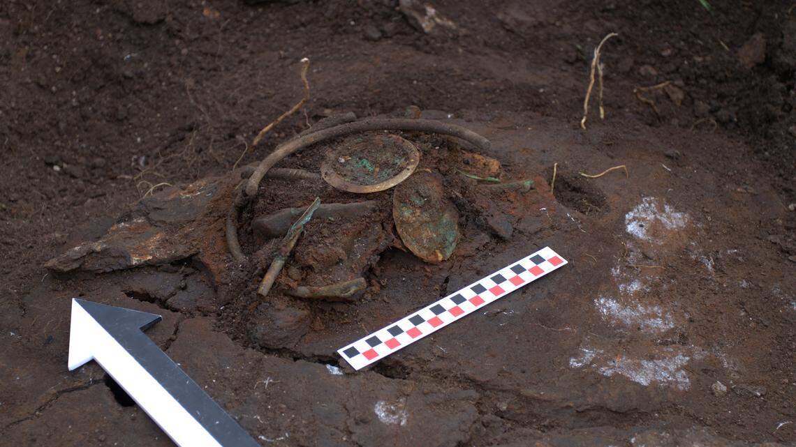 Archaeologists and metal detectorists found hundreds of offerings at a 2,400-year-old sacrificial site in Poland, photos show and a study said.
