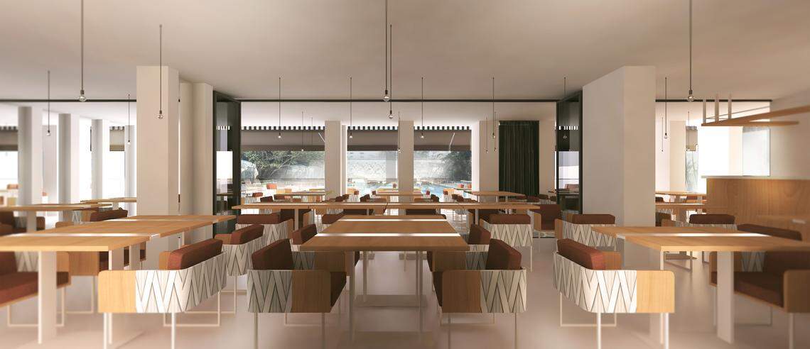 The dining area at Morrofino Barcelona.