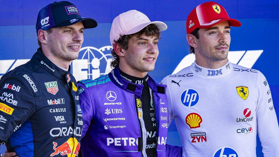 Kimi Antonelli takes Miami Grand Prix pole for another expected run in the wet