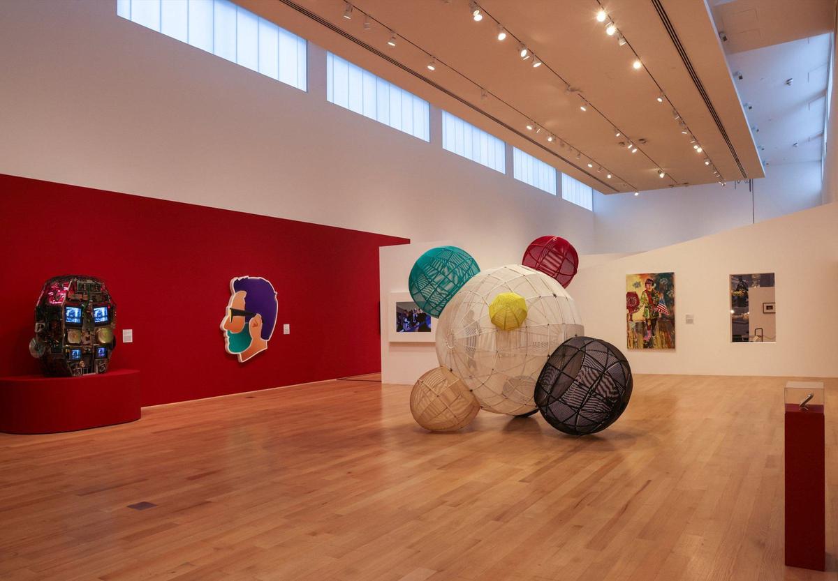 Pictured is the interior shot of Performing Perspectives: A Collection in Dialogue exhibition, the museum’s collection, that is currently on display at the Bass Museum on September 10, 2024, in Miami Beach, Florida.