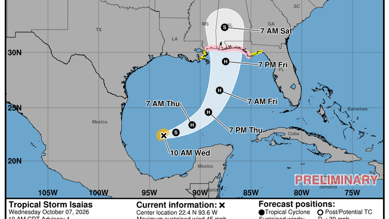 Northwest Florida on Alert Ahead of Possible Hurricane Isaias Impact