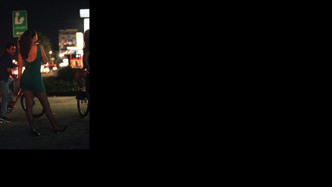 An undercover City of Miami Police Officer poses as a prostitute on 8th Street in 2007. (File Photo)